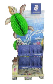 Staedtler display in underwater design
