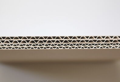 Cross section corrugated board